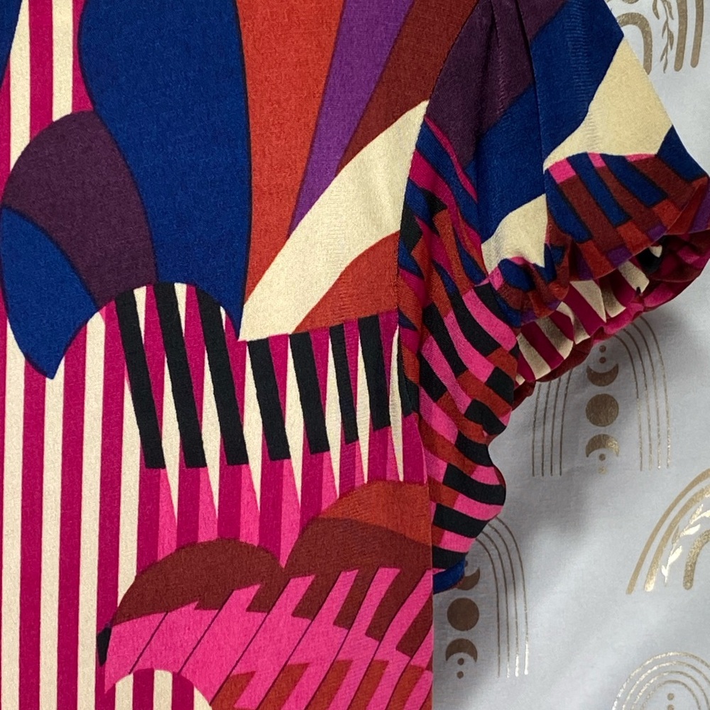 Jodi Kristopher Multicolor Patterned Dress - Picture 8 of 10